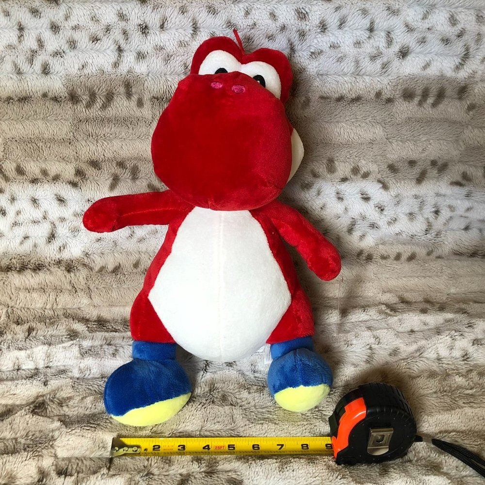 NWT Rare Super Mario Bros Red Yoshi Plush